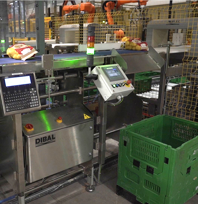 Trieuses pondérales automatiques et détecteurs de métaux pour les filets de pommes de terre