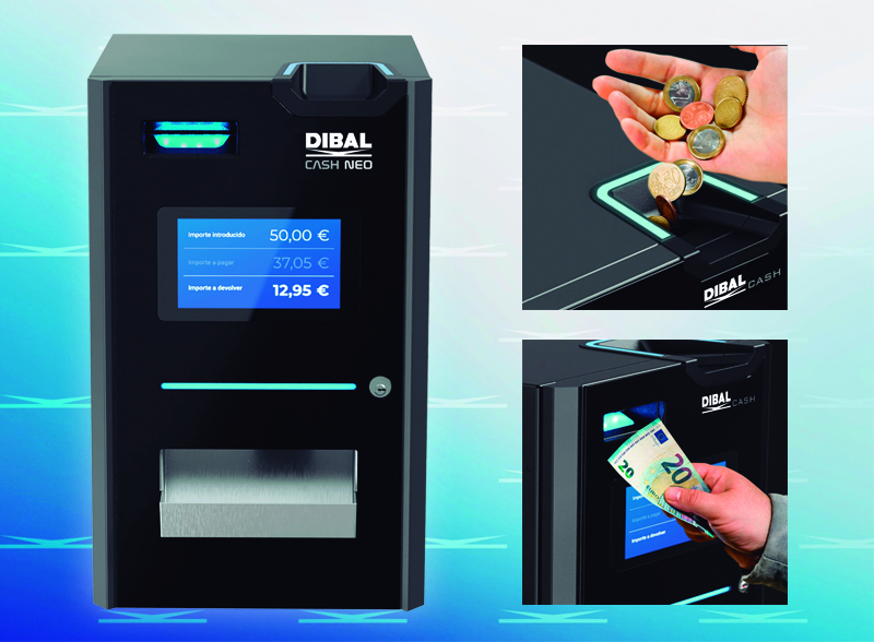 DibalCASH Neo : la solution intelligente pour la gestion automatique des espèces dans le commerce