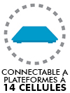 CONNECTABLE À UNE PLATEFORME JUSQU´À 14 CELLULES