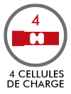 4 CAPTEURS DE CHARGE