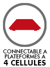 PLATE-FORME CONNECTABLE À 4 CELLULES