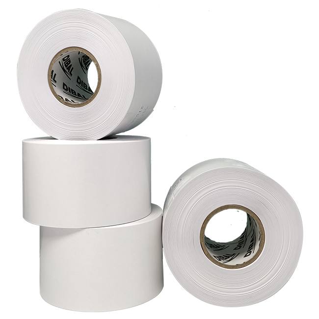 Etiquettes linerless sans papier support